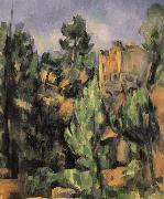 Paul Cezanne, landscape rocks 3